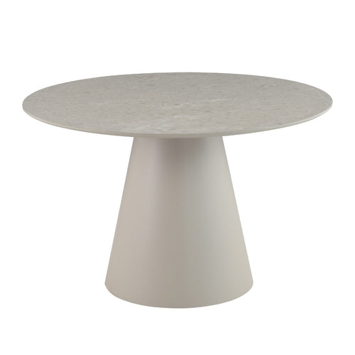 DÉJA Living Eettafel Vince Rond - Greige - 120x120x75cm - vtwonen shop