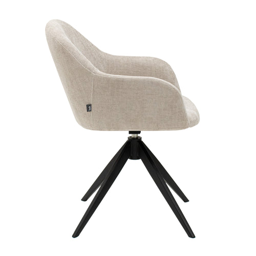 Kick draaistoel Matt - Champagne - vtwonen shop