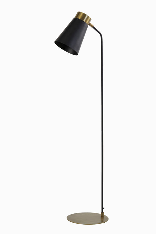 Light & Living vloerlamp BRAJA - zwart - 30x29x143cm - vtwonen shop
