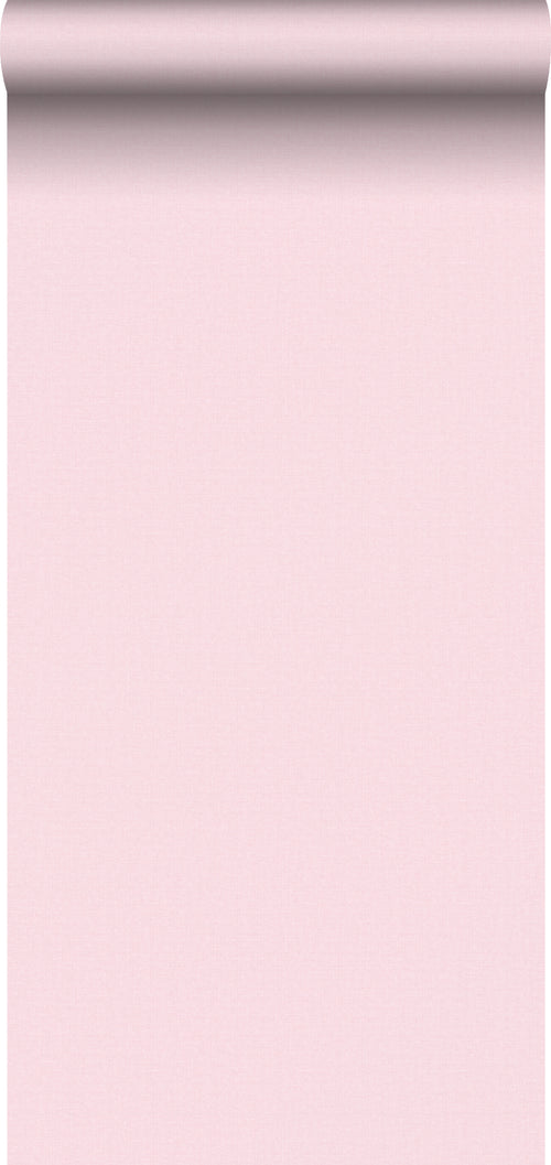 Sanders & Sanders behang linnenstructuur roze - 53 cm x 10 m - 640479