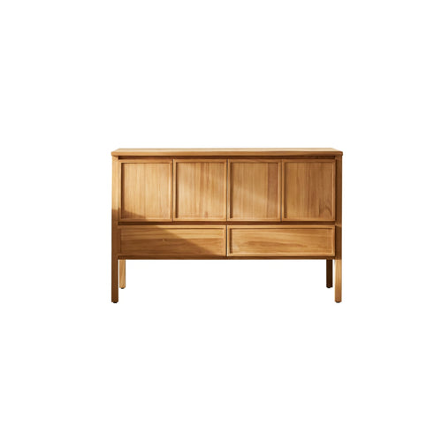 Tikamoon Teakhouten wastafelmeubel 120 cm - Naturel