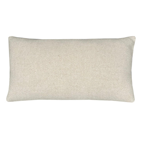 Malagoon kussen - camel beige dubbelzijdig - 35x60cm gerecycled wol