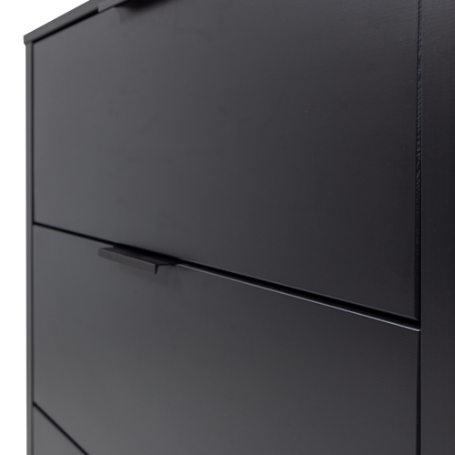 WOOOD ladekast Gunnar - Grenen - Matzwart - 93x94x52