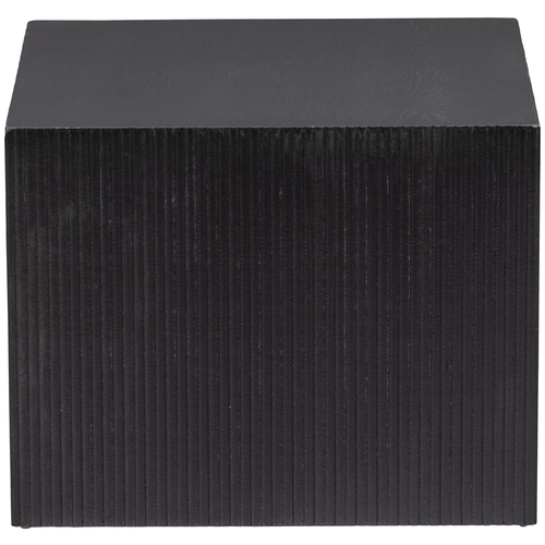 WOOOD bijzettafel Sanne - Mdf - Zwart - 37x40x40/40x50x50 - Set van 2 - vtwonen shop