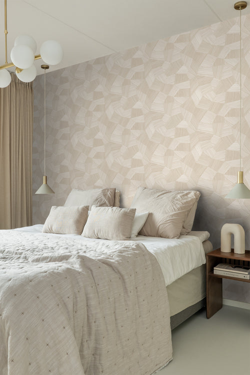 Origin Wallcoverings behang grafisch 3D motief gebroken wit - 0.53 x 10.05 m - 347986 - vtwonen shop