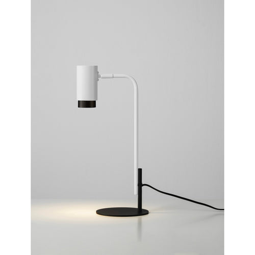 Nova Luce NESSI Bureaulamp Zandwit, Zwarte LED GU10 1x10W