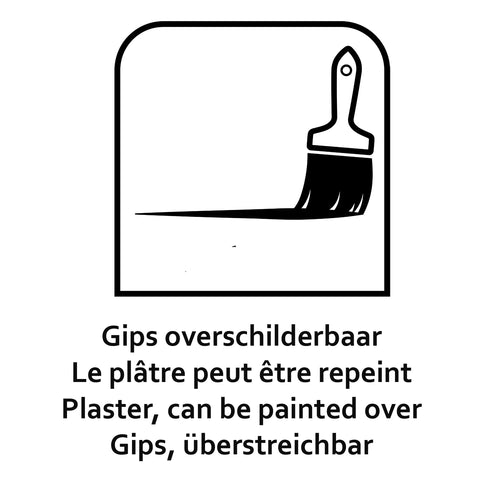 Artdelight wandlamp Plaster - 1 lichts - 11.5  x 11.5   cm - wit - vtwonen shop