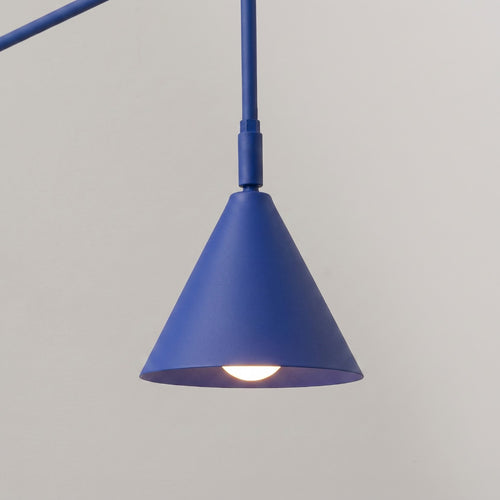 Sollux Lighting Wandlamp NOX ultramarijn - 14x61x30cm