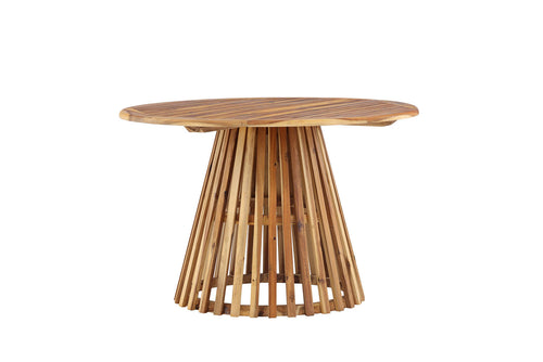 Rebellenclub Ronde Tuintafel Elm - ø120cm - Naturel Hout