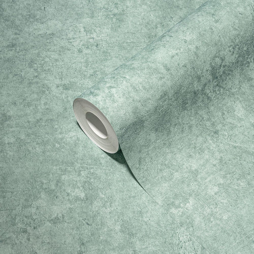 Livingwalls behang betonlook groen - 53 cm x 10.05 m - AS-392239 - vtwonen shop