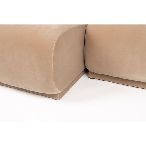 Zuiver Hazel 4-Zitsbank Links Beige