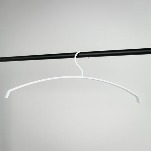 Spinder Design Kledinghangers Silver - Wit - Set van 5 stuks