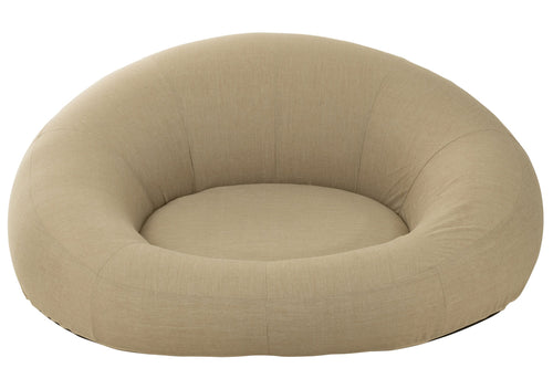 J-Line matras Donut - kunststof - beige