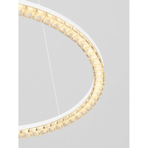 Nova Luce GREAMY Geïntegreerde LED-hanglamp voor plafond, zandwit, Triac dimbaar, 30W, 1950lm, 3000K