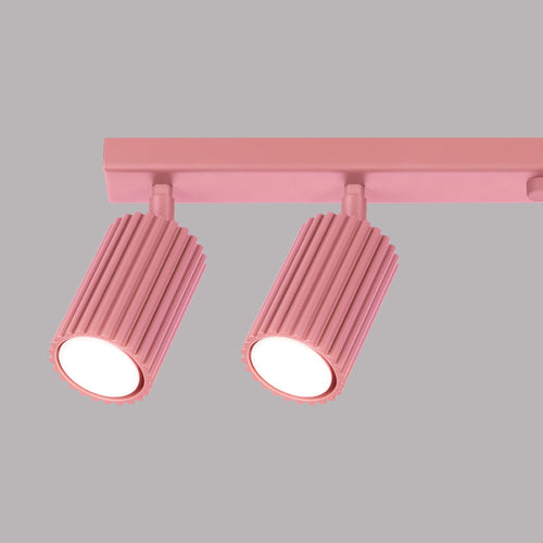 Sollux Lighting Plafondlamp KARBON 6L roze - 117x6,5x16,5cm