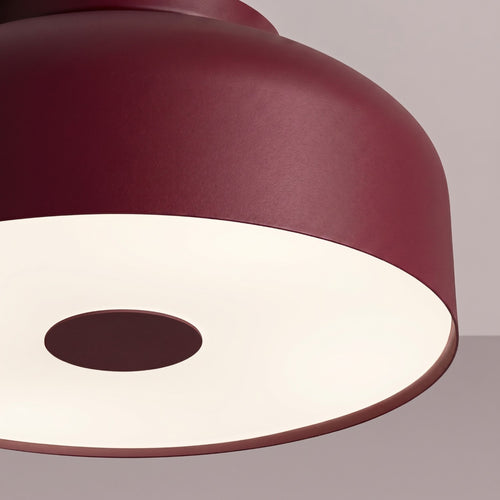 Sollux Lighting Plafondlamp OMIQ bordeaux - 30x30x15cm