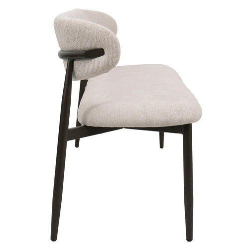 Giga Meubel Eetkamerbank Alexia - Beige/Brons - 200x55x77cm