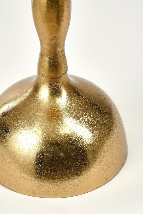 Mica Decorations Duco Bijzettafel - H66 x Ø25 cm - Gerecycled Aluminium - Goud - vtwonen shop