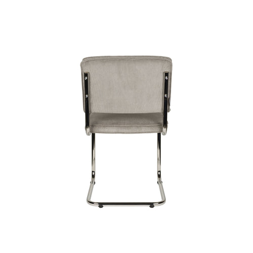 Zuiver Ridge Rib Eetkamerstoelen Lichtgrijs - Set van 2