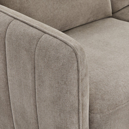 Furnhouse 2-zitsbank Selena - Taupe - Stof - 85x158x85