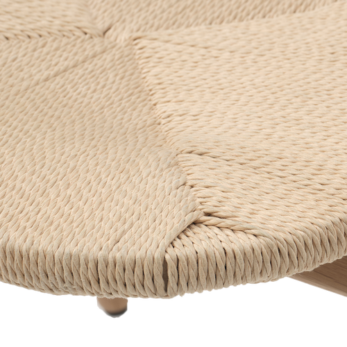 Olivine Kenza Eikenhouten Eetkamerstoel - Naturel met Rieten Zitting - vtwonen shop