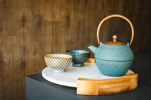Bredemeijer - Theepot Sakura 1,2L gietijzer blauw