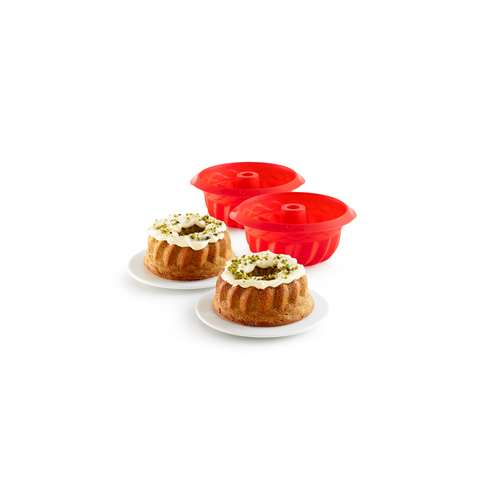 Lékué Bakvorm Mini Savarin, set van 2