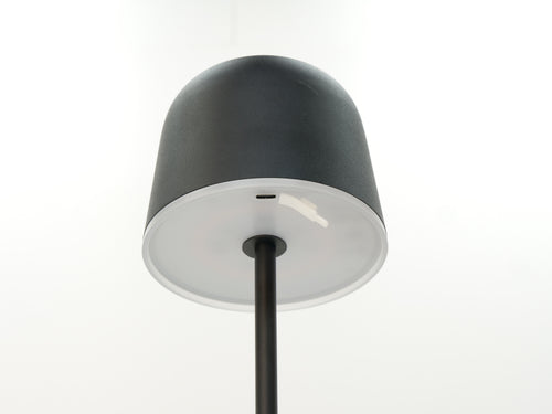EGLO tafellamp Mannera - aanraakdimmer - draadloos - 34 cm - zwart