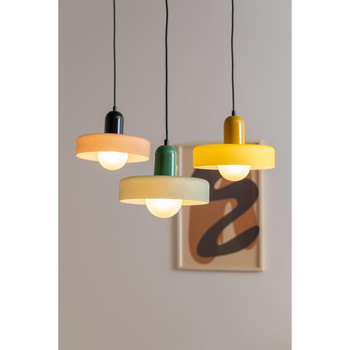 Leitmotiv hanglamp Opaco Grato - groen - Ø25cm