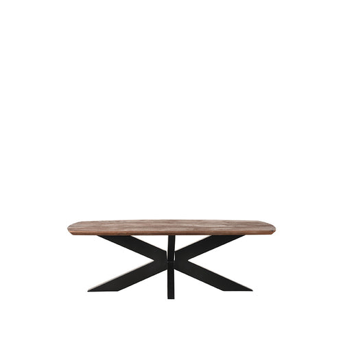 LABEL51 Salontafel Zane - Donkerbruin Mangohout - 120x56x40cm
