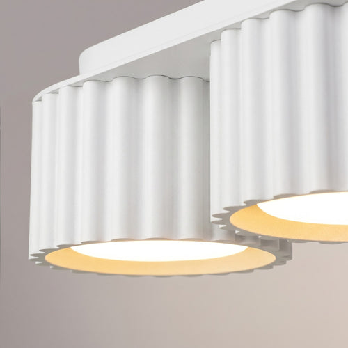 Sollux Lighting Plafondlamp AURA 3 wit Gx53 - 32,5x10x8cm