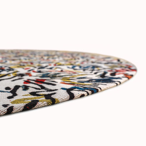 Louis De Poortere vloerkleed Street Graph - multicolor - 240x240cm - vtwonen shop