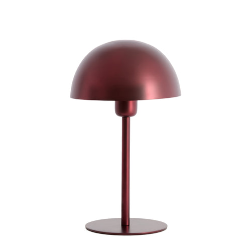 Light & Living tafellamp Cedillo - rood - Ø20cm