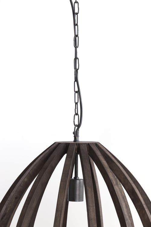 Light & Living hanglamp BARSIA - bruin - Ø40x42cm