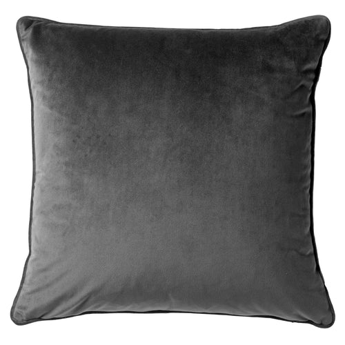 KUSSENSET - 4-delig - Velvet Elegance - 45x45 cm - inclusief binnenkussens - antraciet, taupe