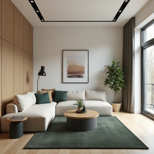 Mrcarpet vloerkleed Fluffy - groen - 240 x 340 cm