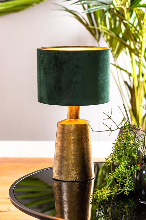 Light & Living lampenkap VELOURS - Ø25x18cm - groen - vtwonen shop