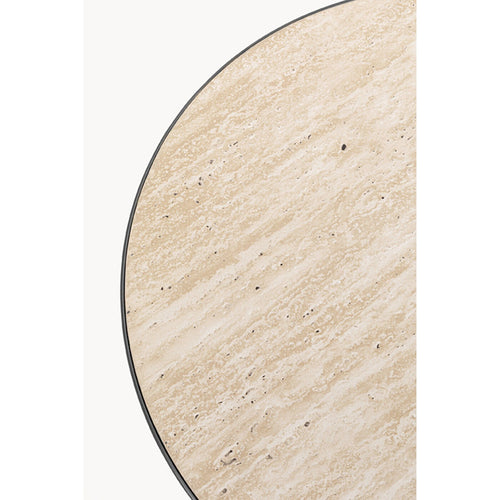 Kare Design Bijzettafel Cono Travertino Ø50cm eik