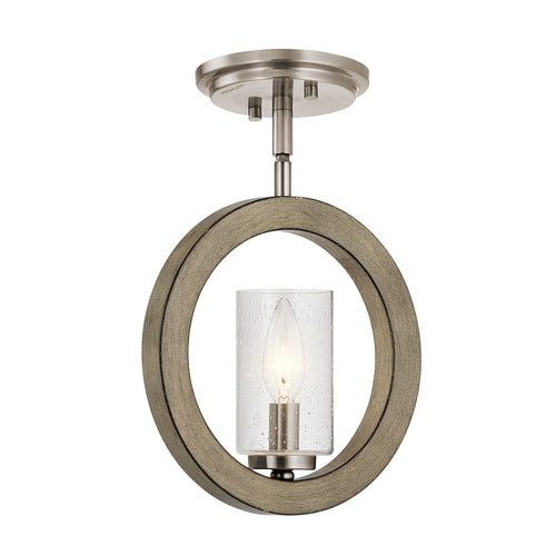 Grand Bank Kichler Wandlamp/ Mini-hanger/ Semi-flush antiekgrijs