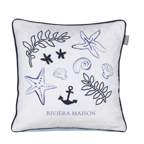 Rivièra Maison Decoratiekussen Sail Away - 45 x 45 cm - Blauw