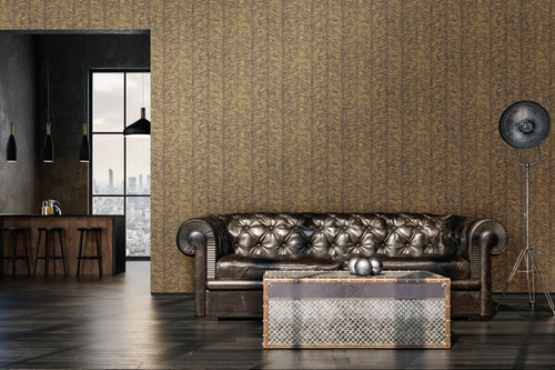 Livingwalls behang geometrische vormen goud en bruin - 53 cm x 10.05 m - AS-386974 - vtwonen shop