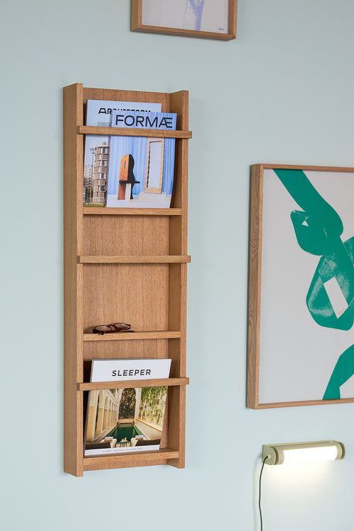 Hübsch lijst Studio - mdf/eikenhout/plexiglas - 52x5xh72cm - vtwonen shop