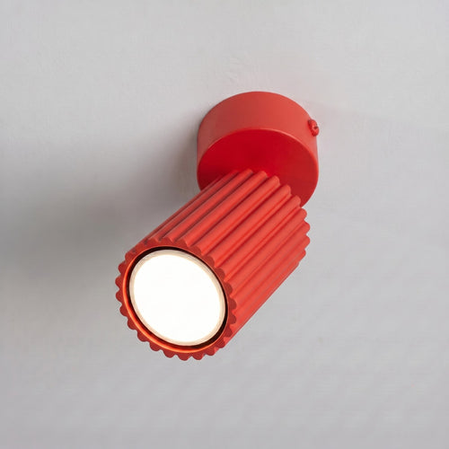 Sollux Lighting Plafondlamp KARBON 1 rood - 7x7x18cm
