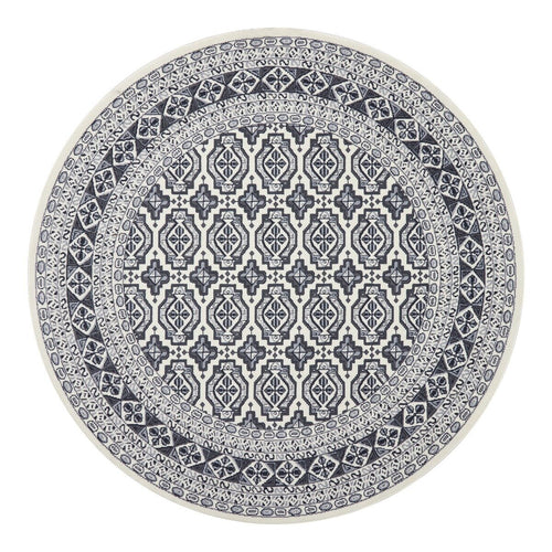 Rond vintage vloerkleed Marad Grijs/Antraciet Interieur05 - 235 x 235 cm