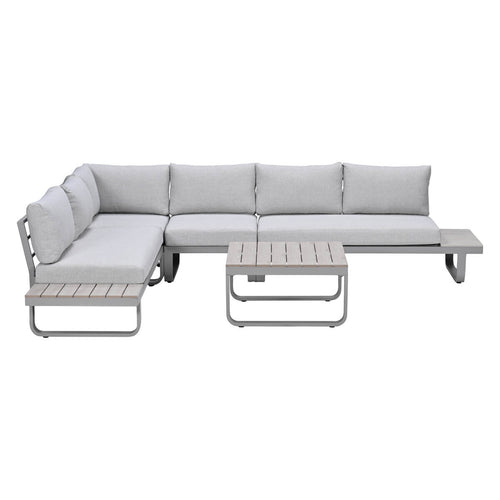 Garden Impressions loungeset Diego 5-delig - taupe - valley sand