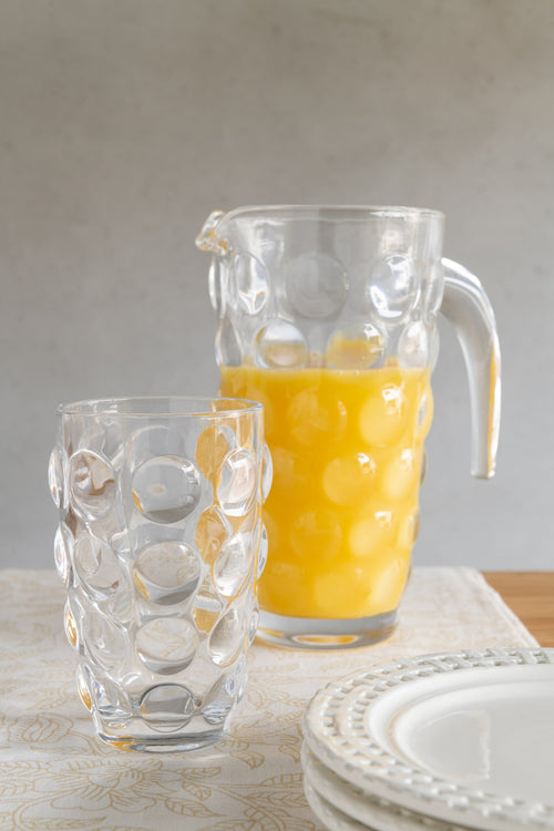 J-Line glas Bubbel Longdrink - glas  - 6 stuks