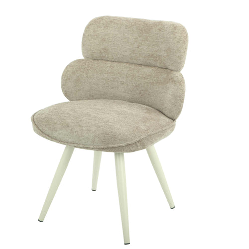 Starfurn  eetkamerstoel Abby - taupe - 58,5x57x80cm - vtwonen shop