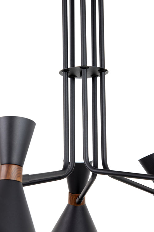 Light & Living hanglamp HOODIES - zwart - Ø86.5x89cm - vtwonen shop