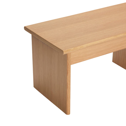 Hübsch bijzettafel Doppio - mdf/oak veneer - 99x30xh30cm