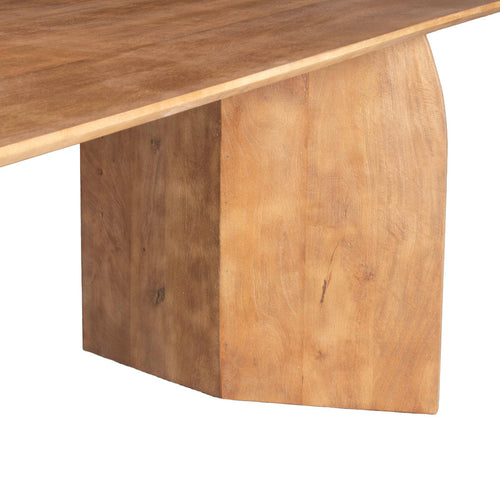 Giga Meubel Eettafel Dalarna - Deens Ovaal Naturel Hout - 280x100x76cm